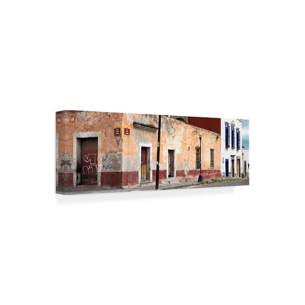 Philippe Hugonnard 'Viva Mexico 2 Mexican Street' Canvas Art,8x24